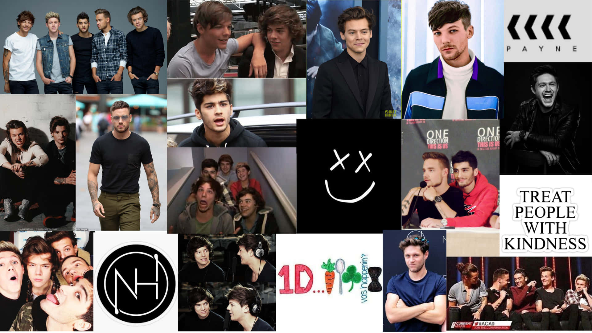 Enjoy The Tunes Of One Direction On Your Favourite Laptop Background