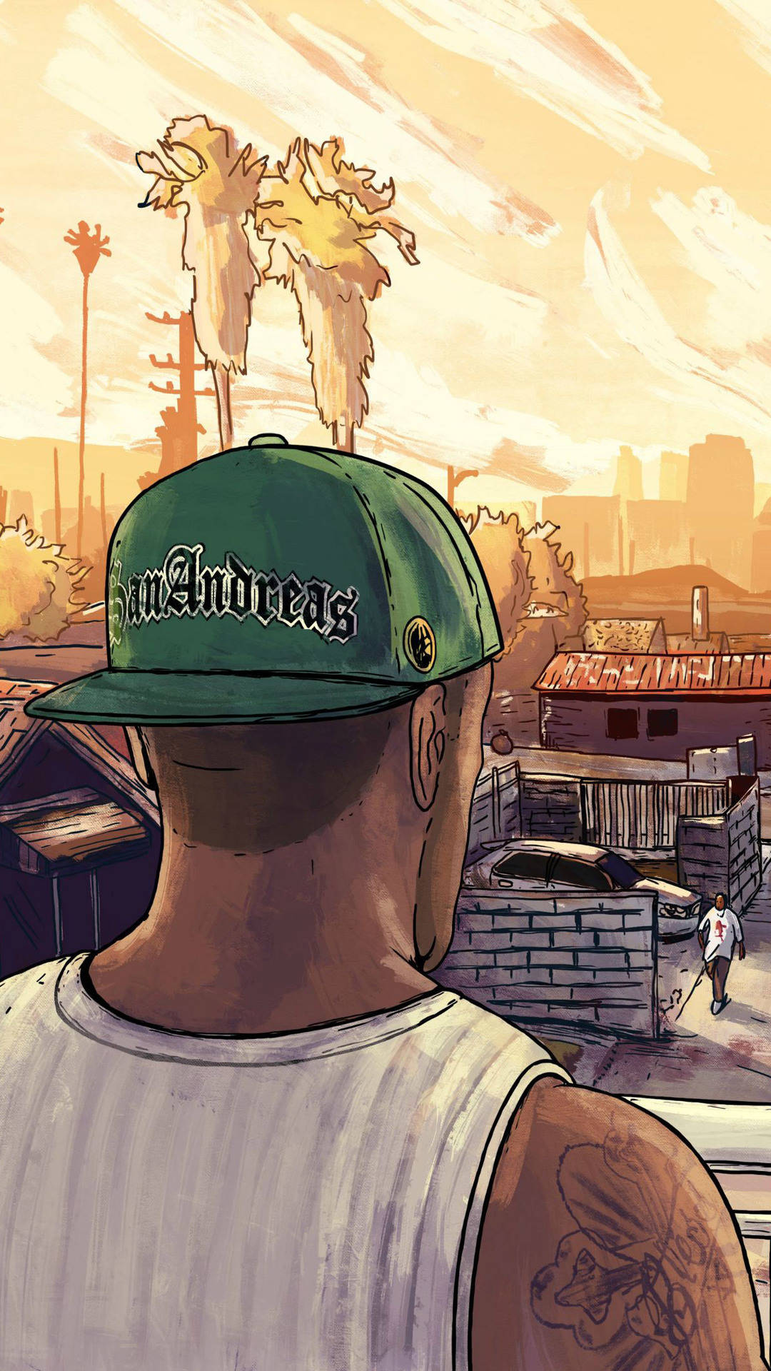 Enjoy The Ultimate Gta 5 Experience On The Go With Your Iphone Background