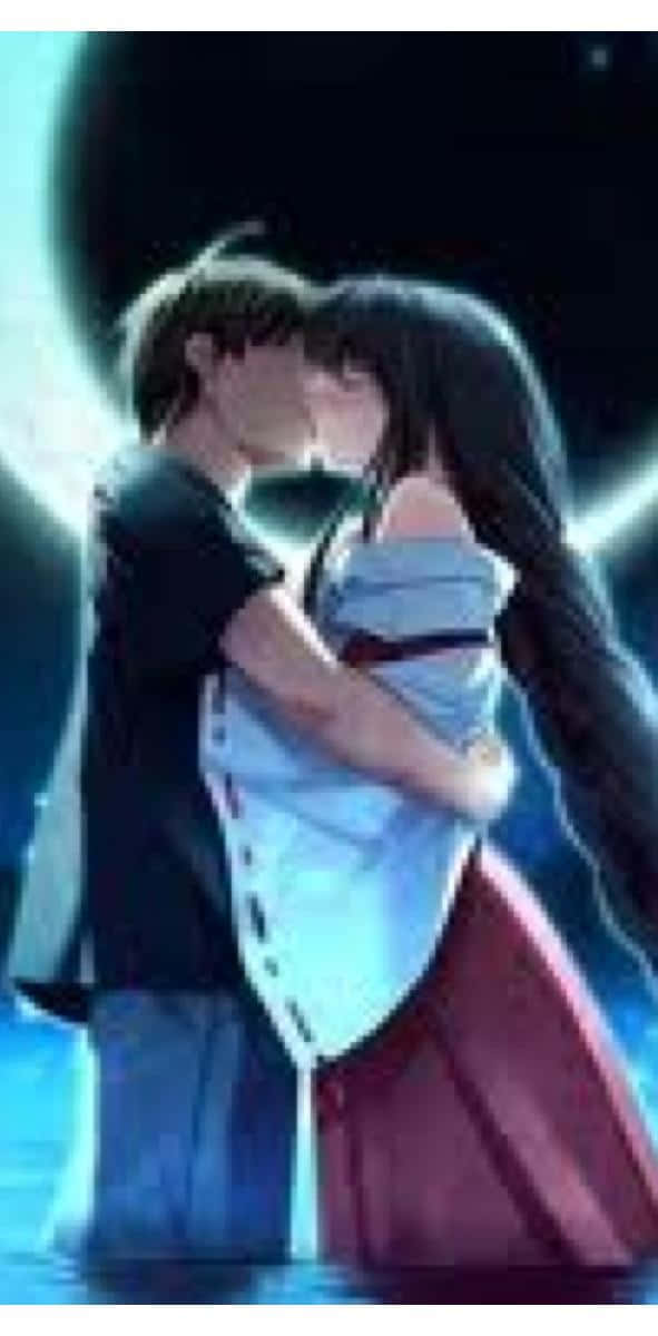 Enjoy The Uniqueness Of Kiss Cartoon. Background
