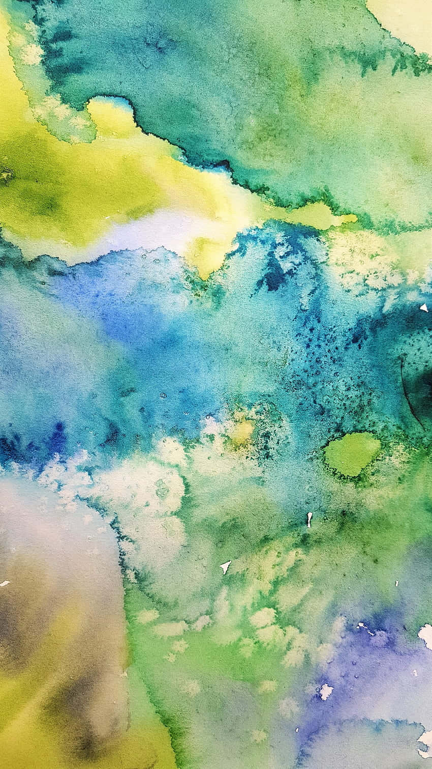 Enjoy The Vibrant Beauty Of Watercolor Painting On Your Iphone! Background