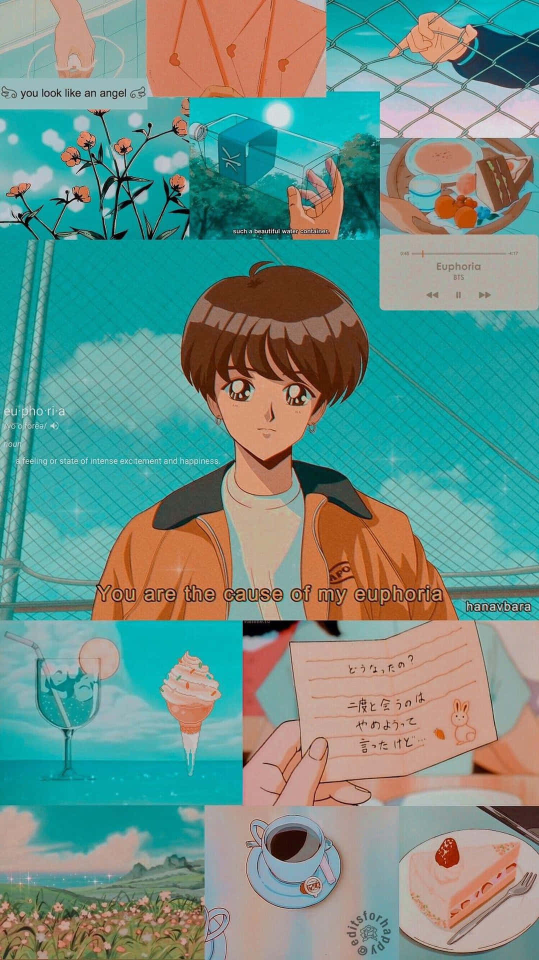 Enjoy The Vibrant Collage Of Your Favorite Anime Characters Background