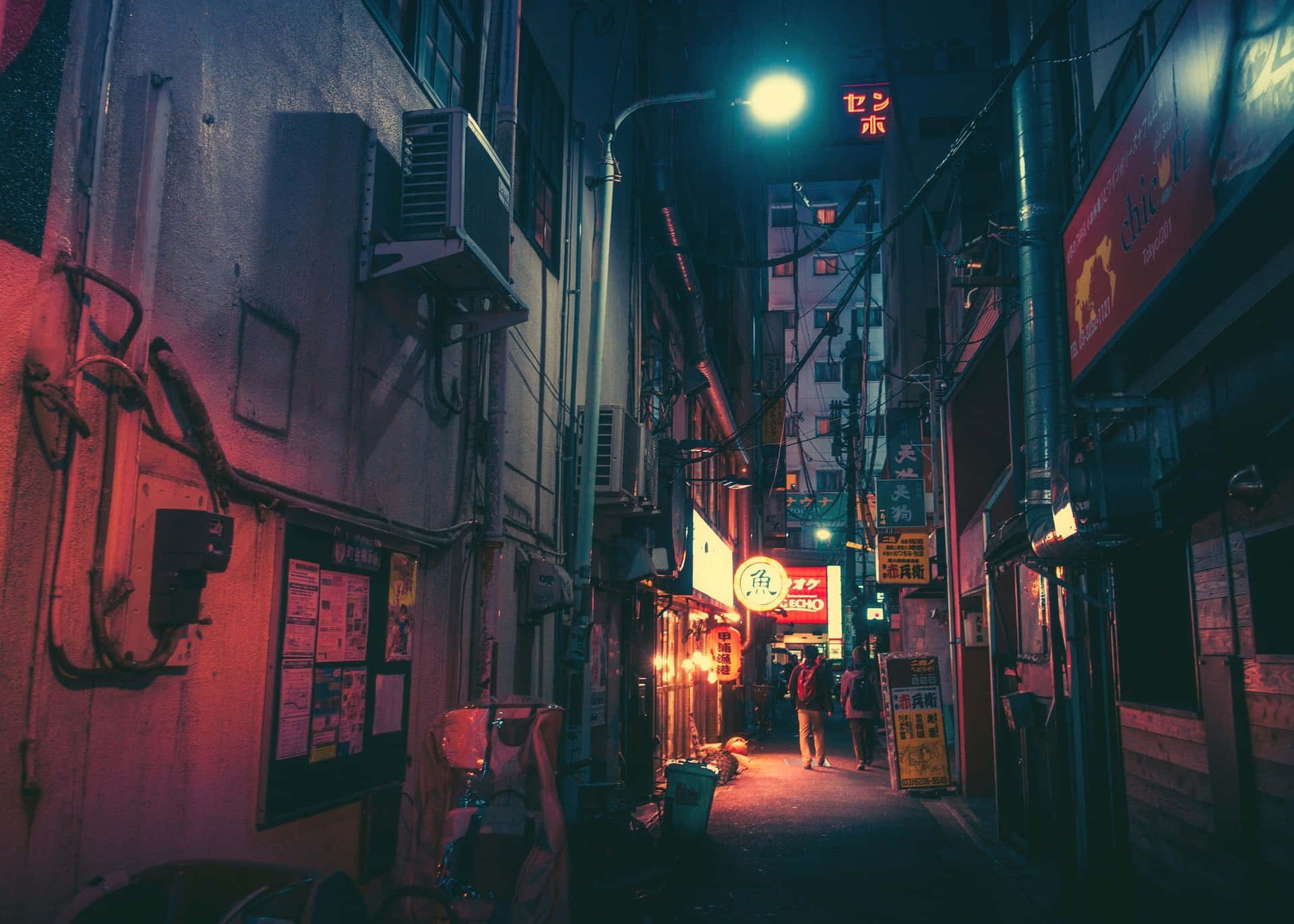 Enjoy The Vibrant Colors Of A Neon Lights-lit Laptop Background