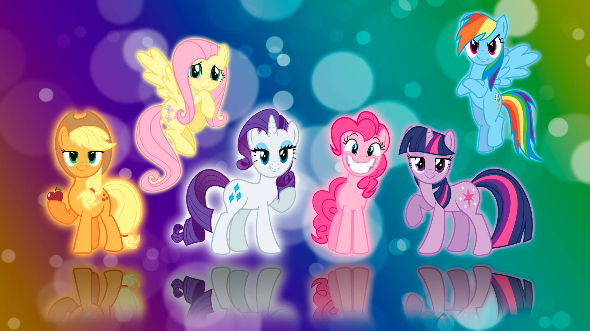 Enjoy The Vibrant Colors Of My Little Pony, Right On Your Desktop!
