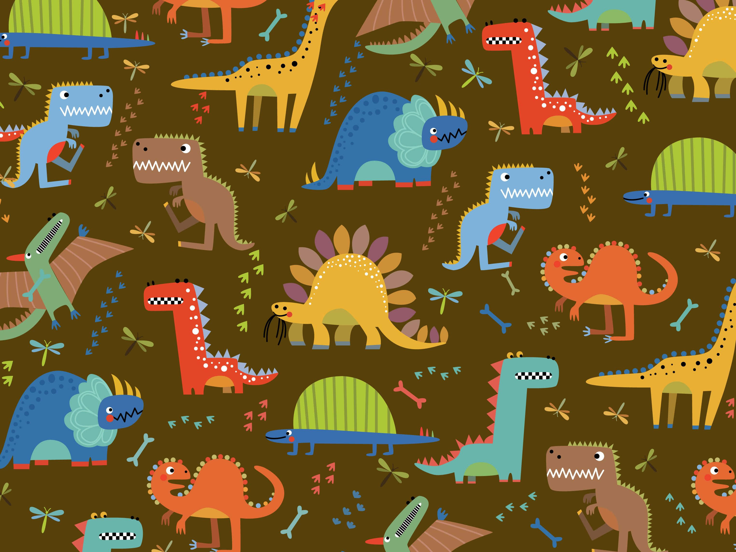 Enjoy The View Of Cute Dinosaur Desktop!