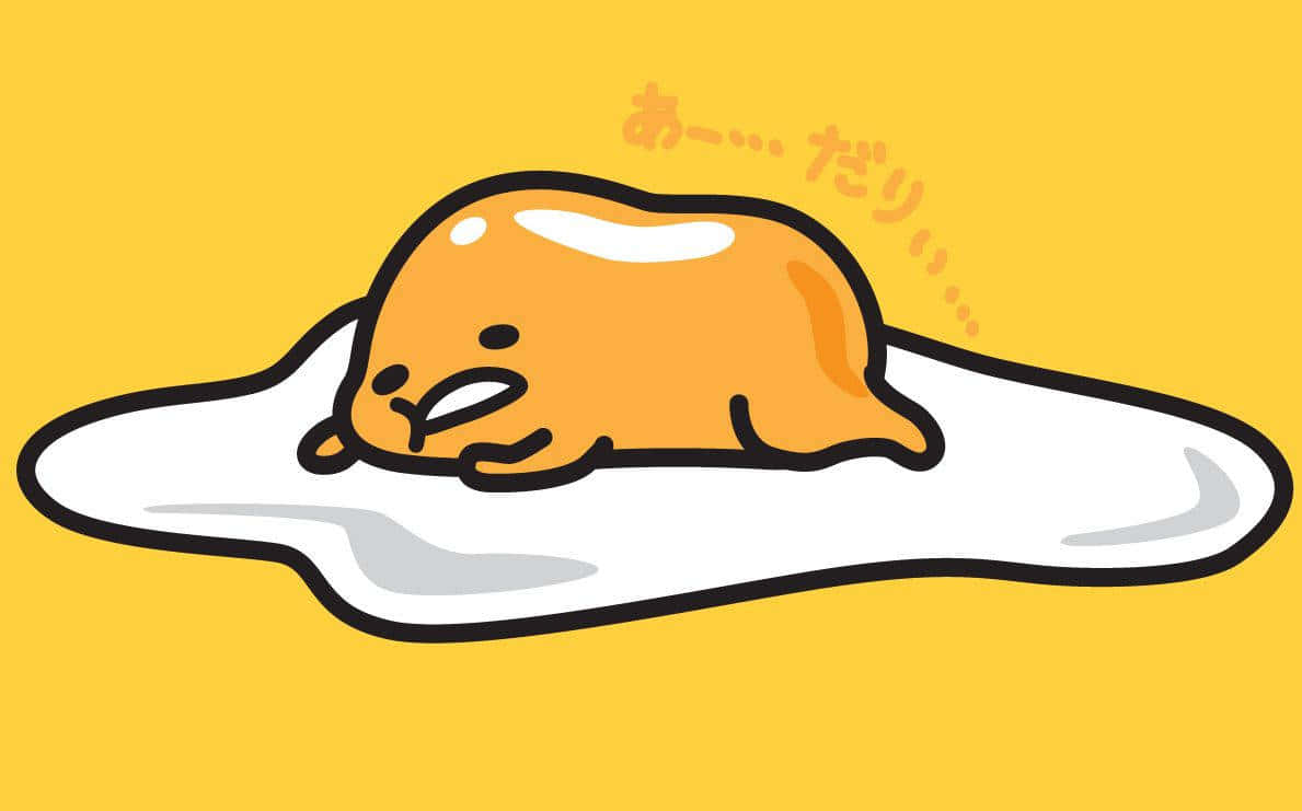 Enjoy The World Of Gudetama On Your Computer Background