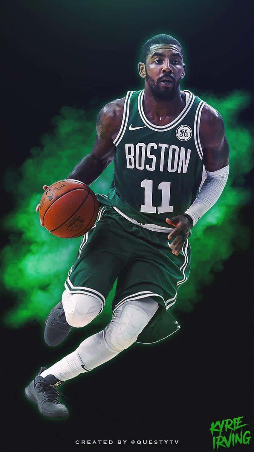 Enjoy The World Of Kyrie From The Comfort Of Your Phone Background