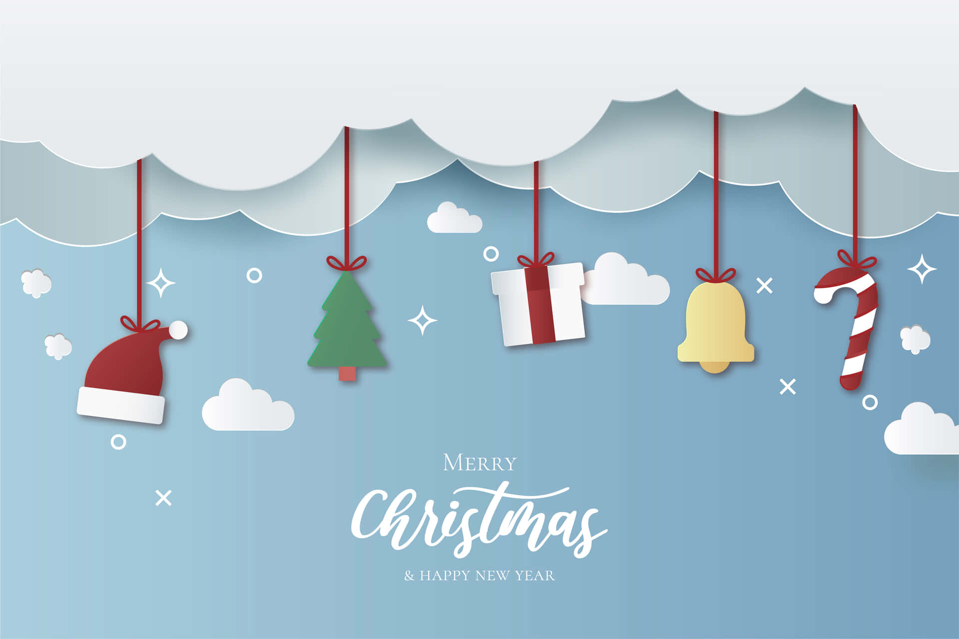 Enjoy This Festive Season With This Cute, Simple Christmas Illustration. Background