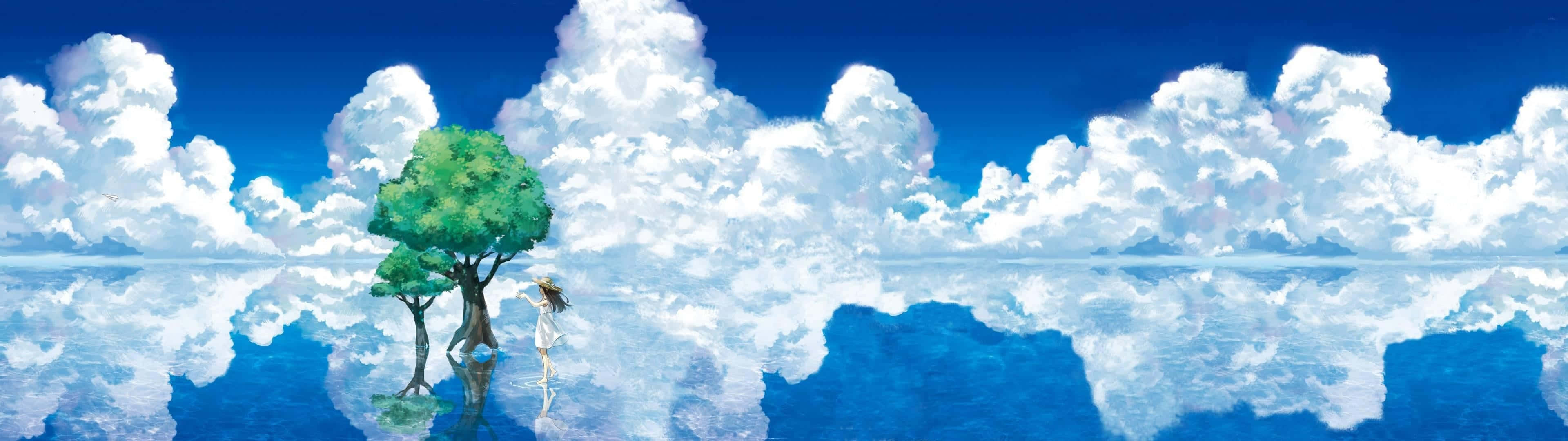 Enjoy This Gorgeous 3840 X 1080 Anime Hd Wallpapers Background