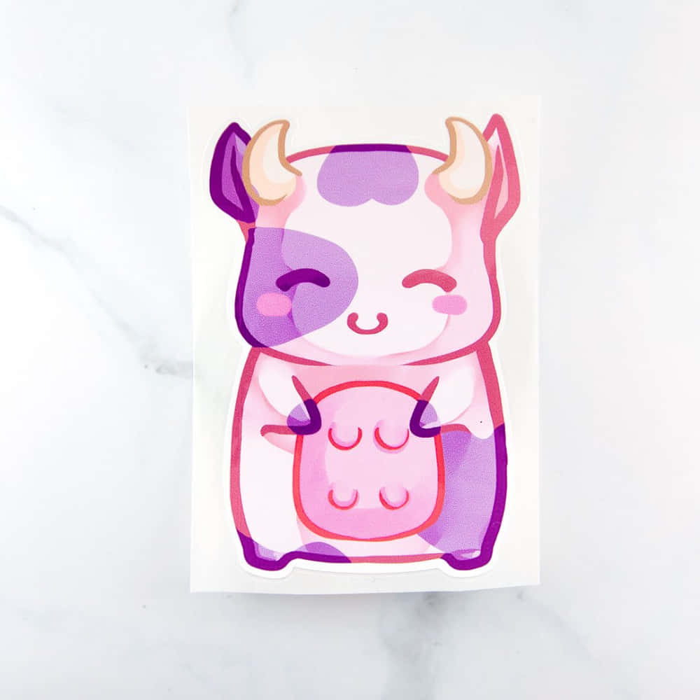 Enjoy This Kawaii Cow!