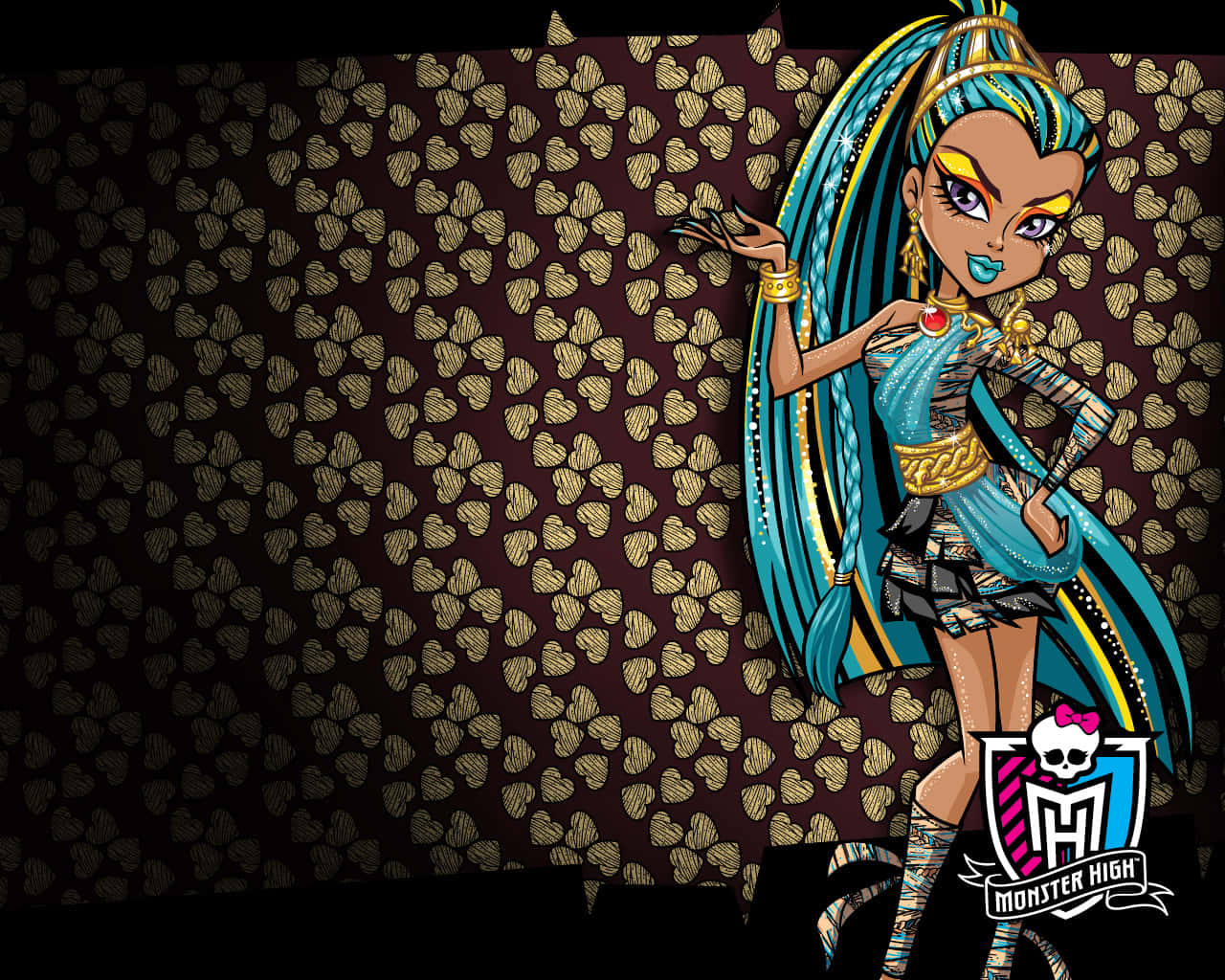 Enjoy Unique Model Of Monster High Background