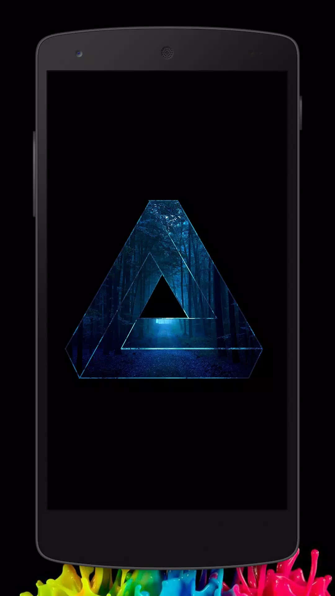 Enjoy Watching Bright Colors Displayed With Great Depth From Your Amoled Device. Background