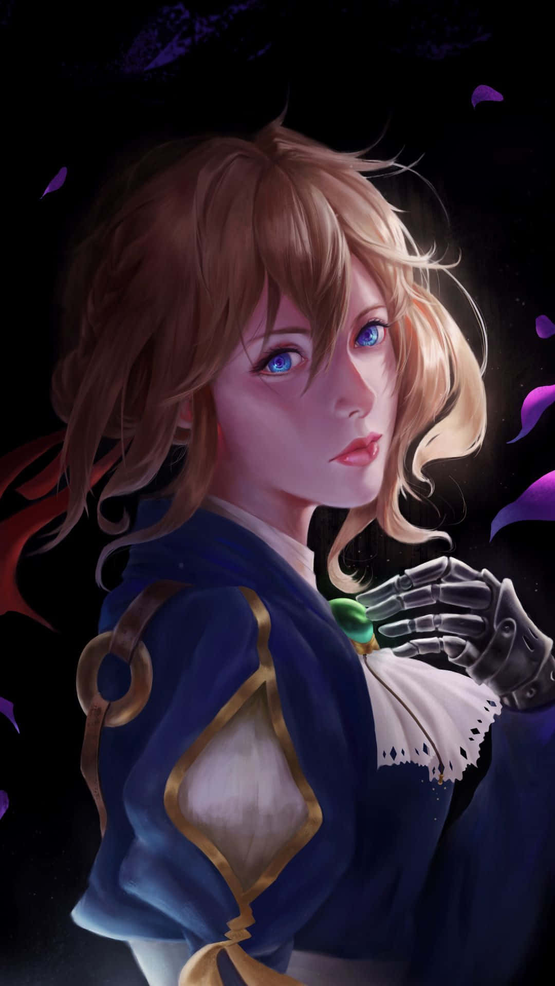 Enjoy Watching Violet Evergarden On Iphone Background