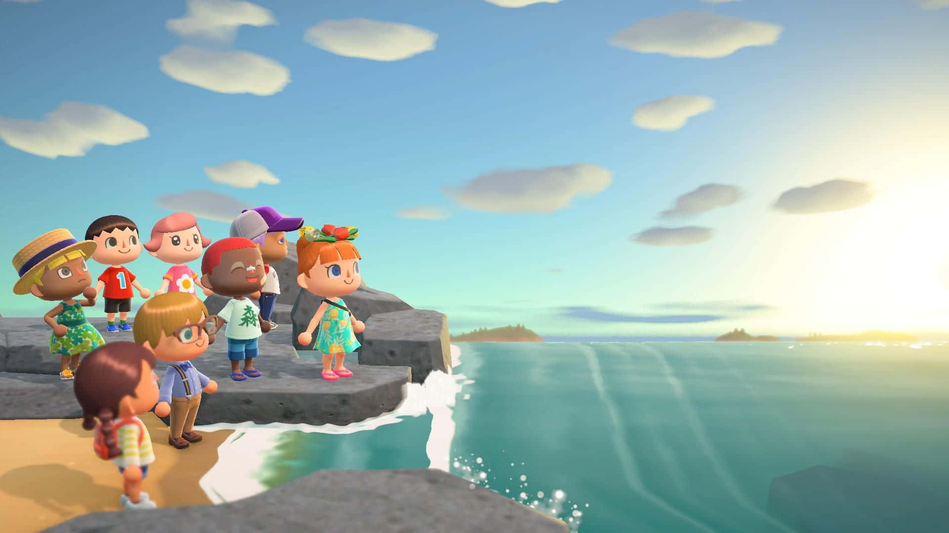 Enjoy Winter In Animal Crossing Background