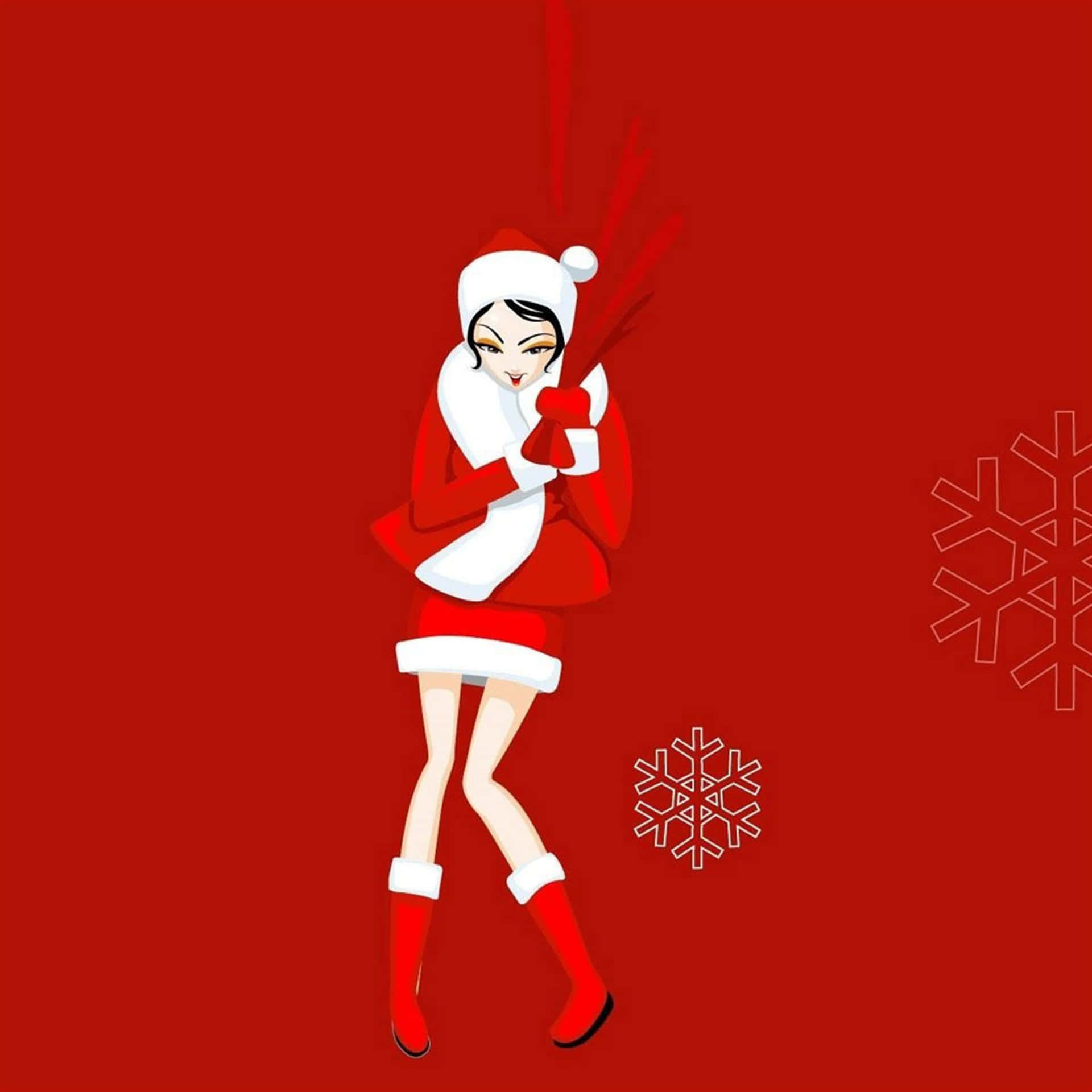 Enjoy Your Christmas With A Simple Christmas Ipad Background