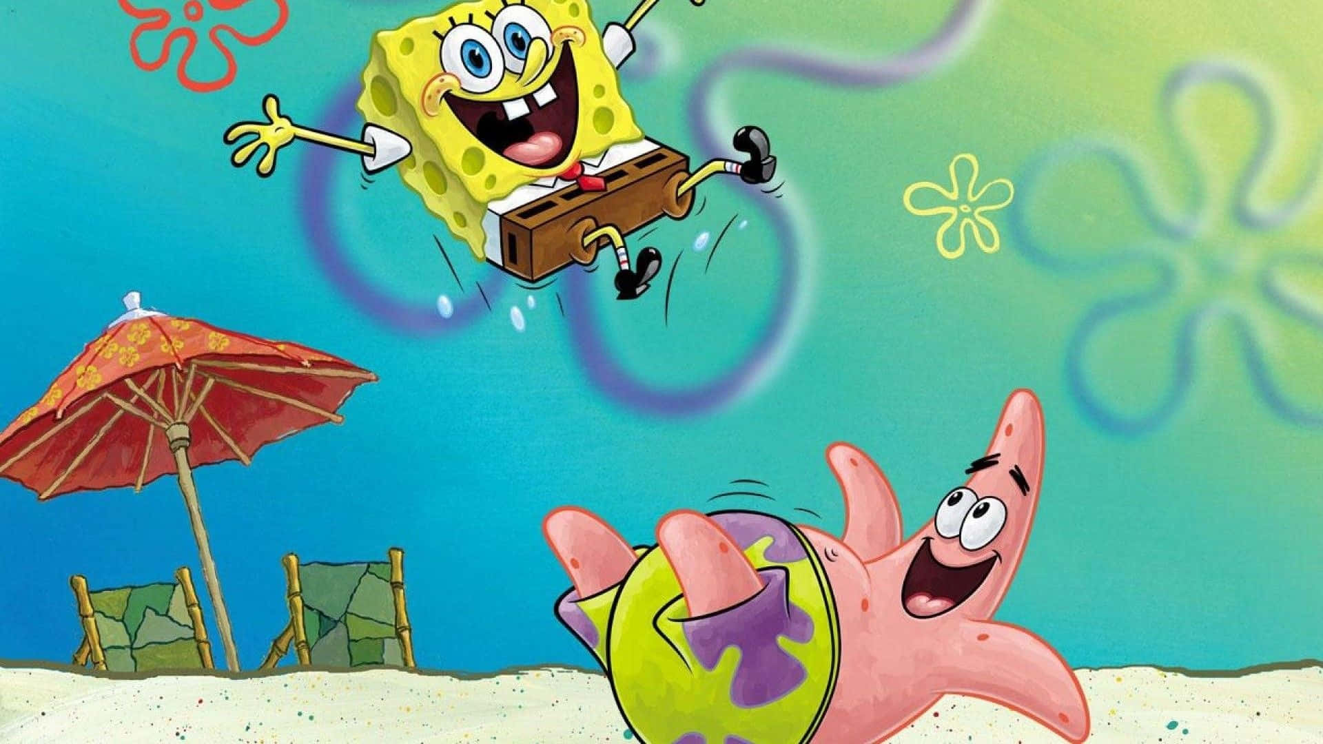 Enjoy Your Device’s Look With This Spongebob Aesthetic-themed Wallpaper.