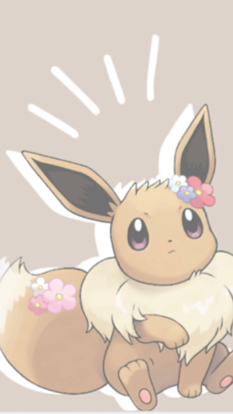 Enjoy Your Favorite Games On Your Iphone With The Popular Eevee Character! Background