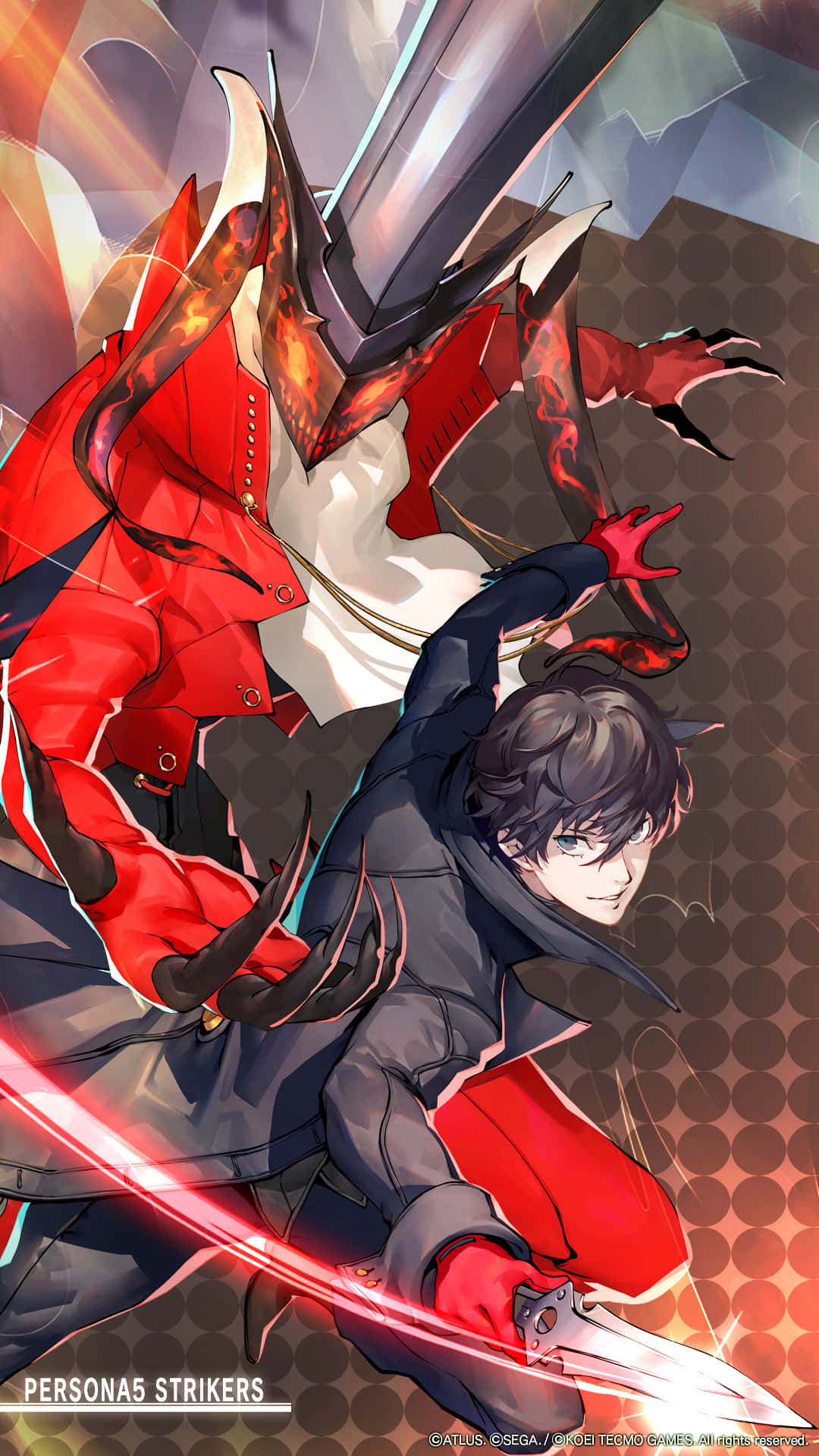 Enjoy Your Journey With Persona 5 On Your Iphone Background