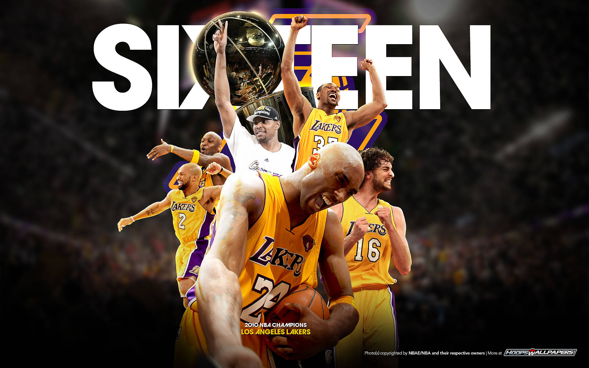 Enjoy Your Lakers Pride On The Go With The All-new Lakers Iphone! Background