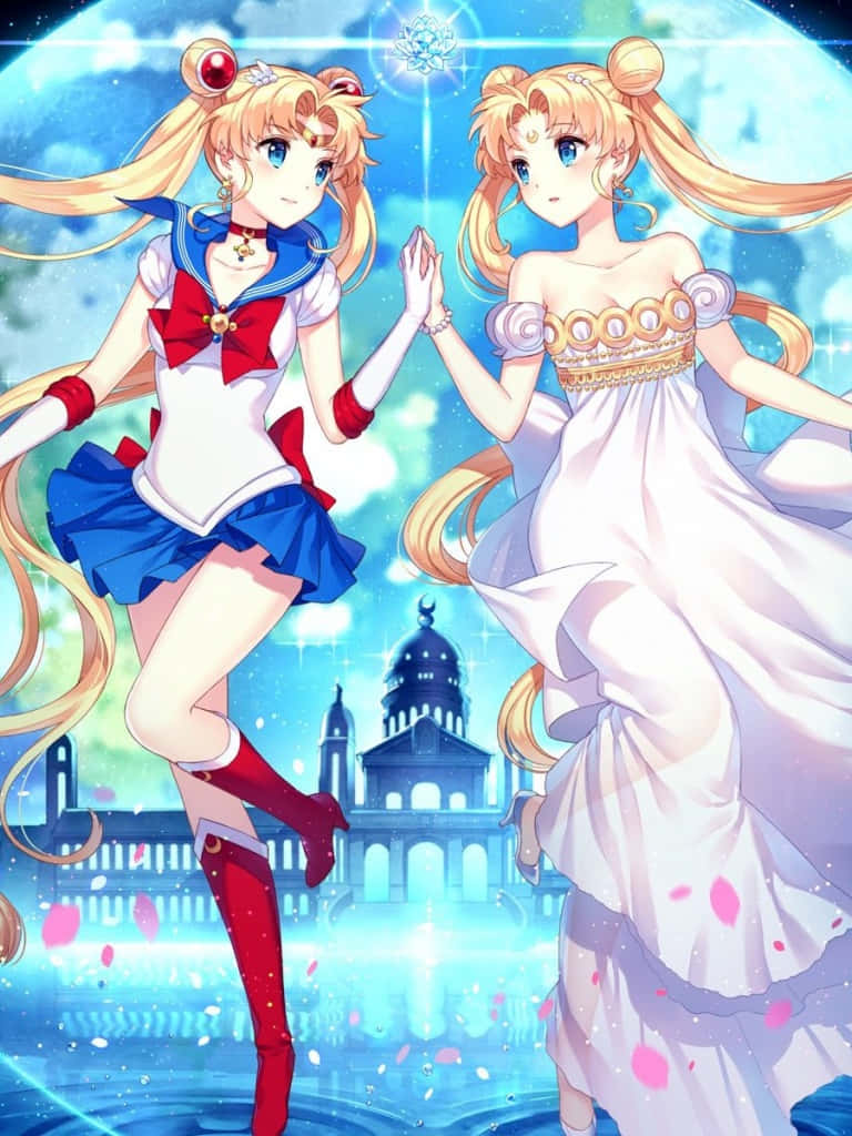 Enjoy Your Morning Cup Of Joe With Your Favorite Sailor Moon Character Background