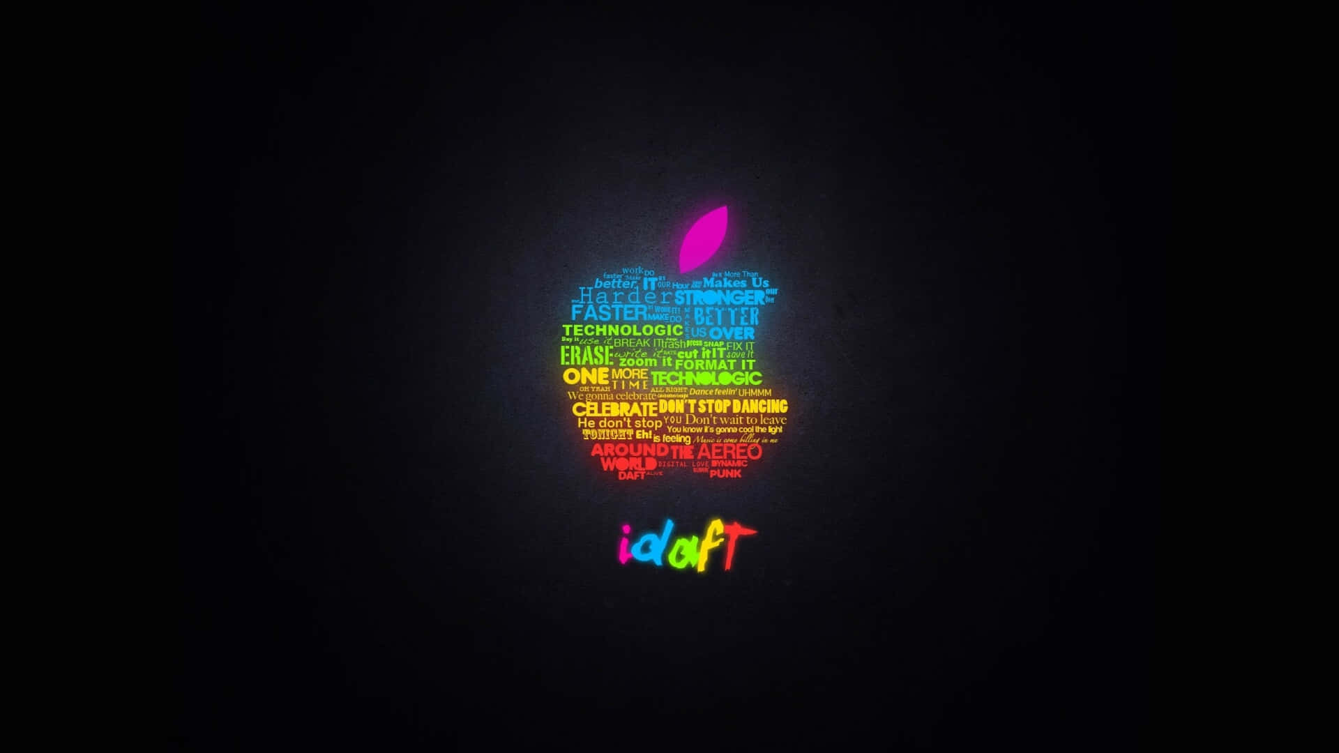 Enjoying A Deliciously Refreshing Cool Apple Background