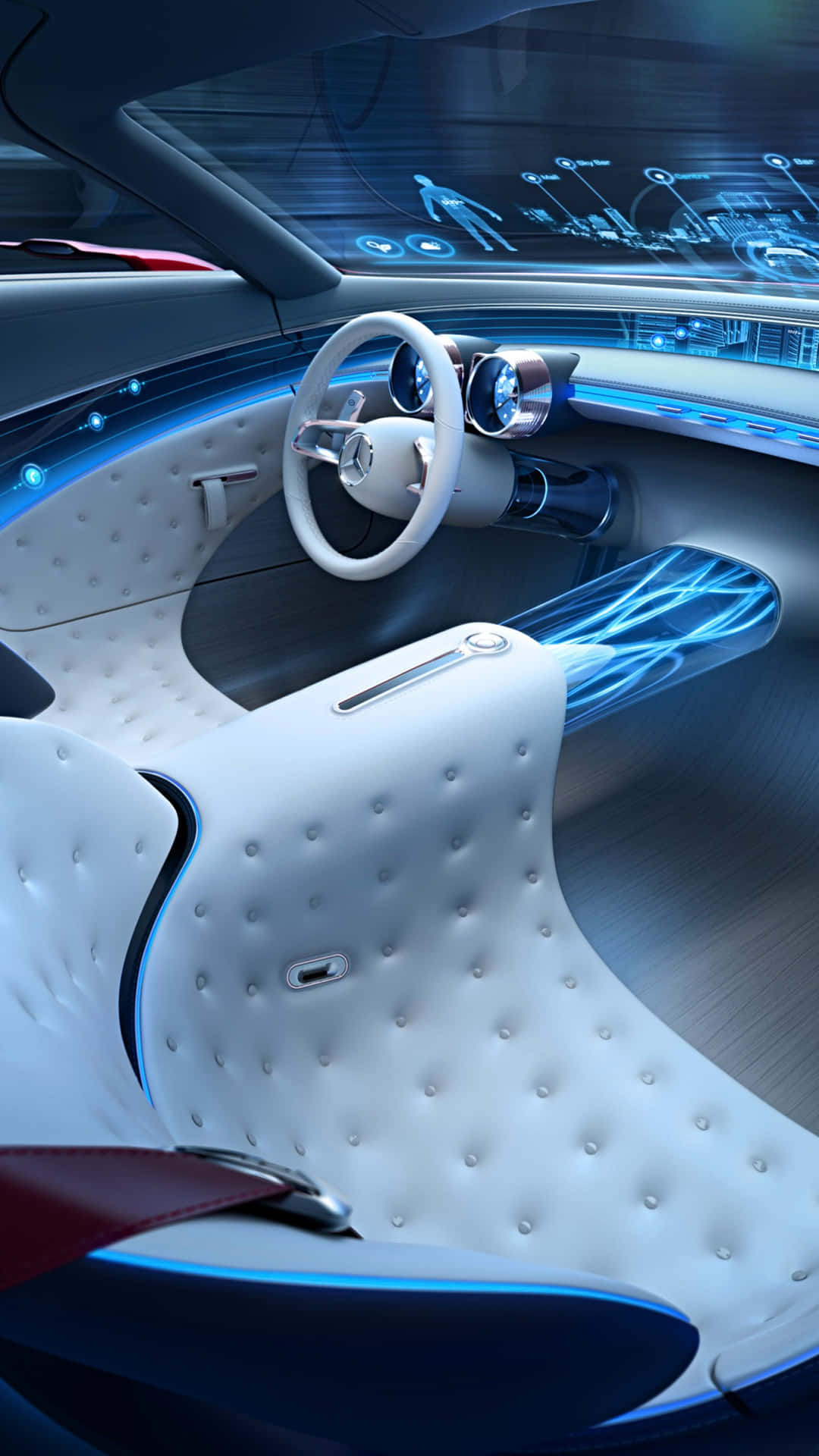 Enjoying A Joy Ride In A Luxury Car