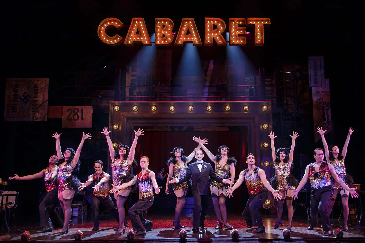 Enjoying A Magical Night At The Musical Theatre Background