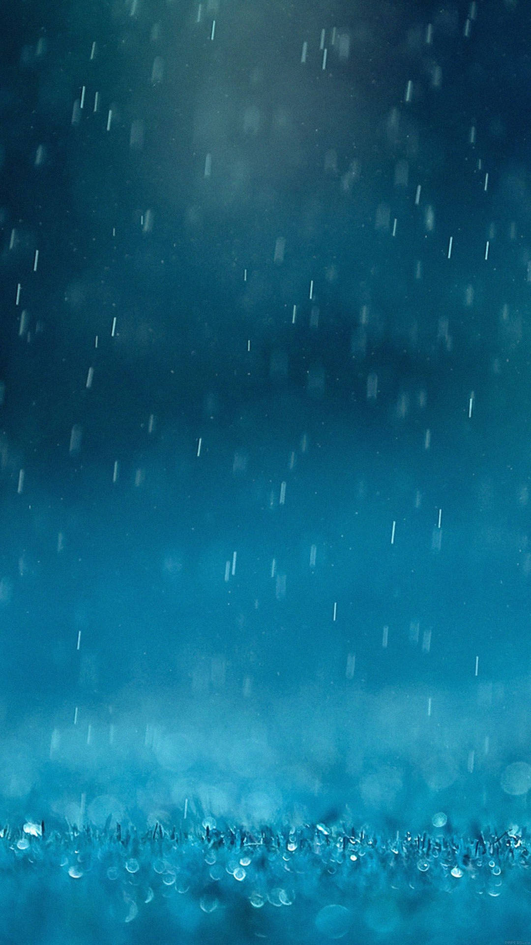 Enjoying A Summer Rainy Day With An Iphone Background