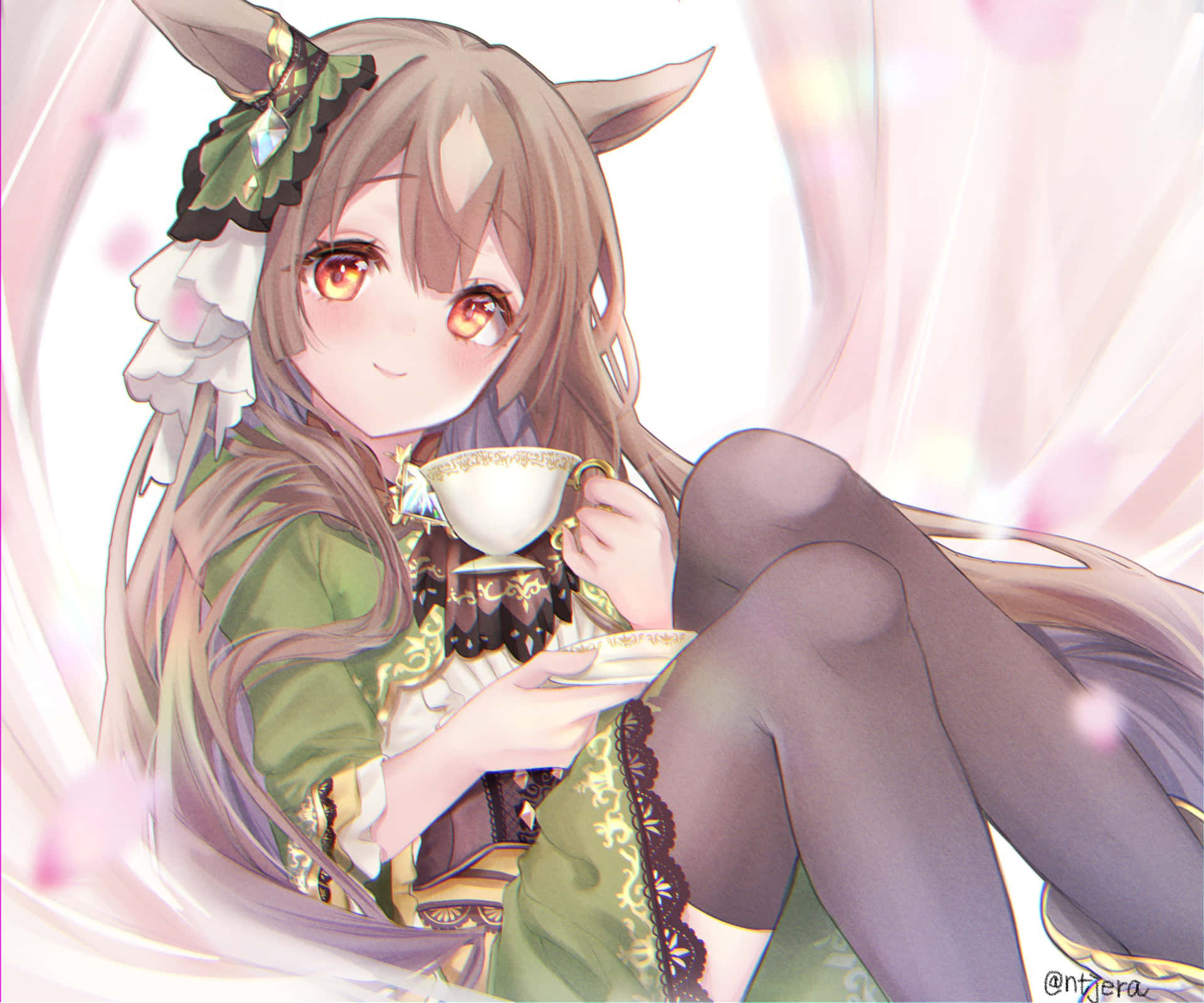 Enjoying The Beauty Of Cute Animal Anime