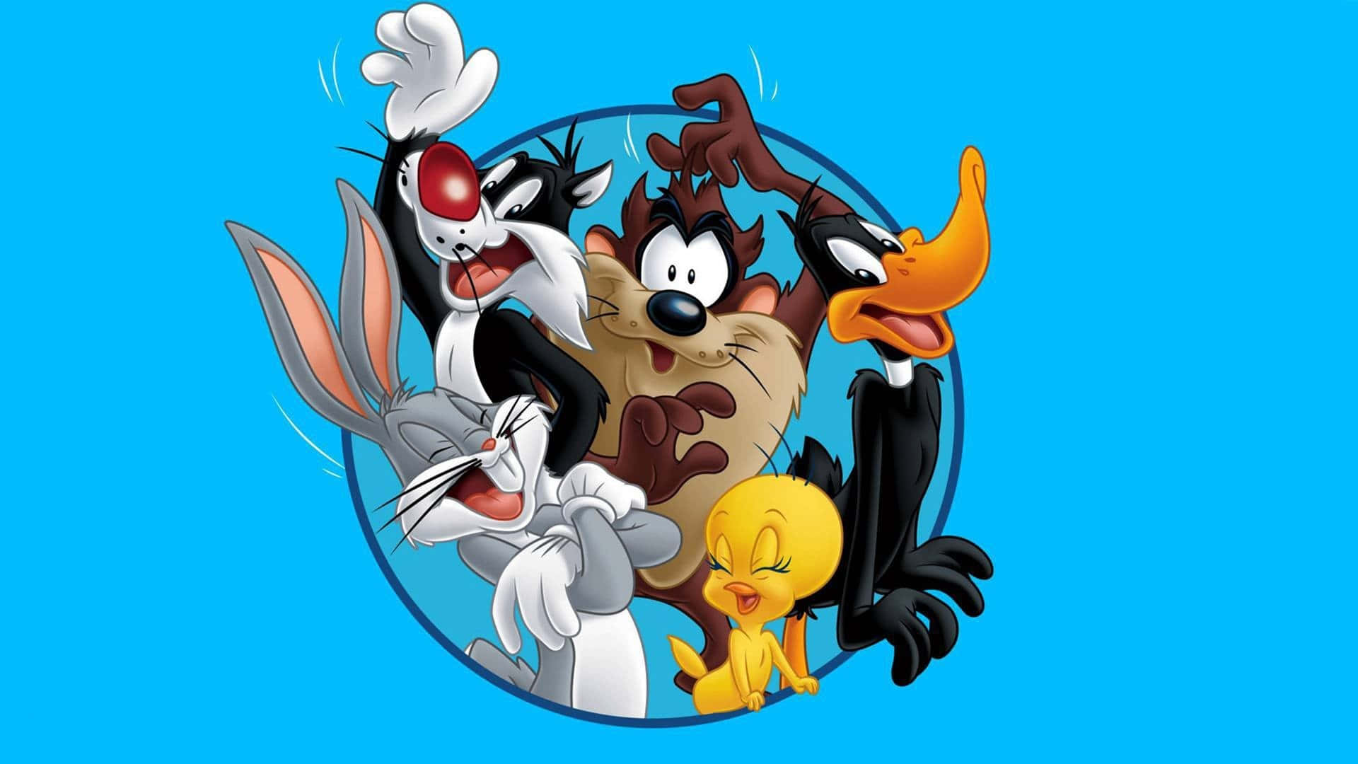 Enjoying The Day With Your Favorite Cartoon Characters Background