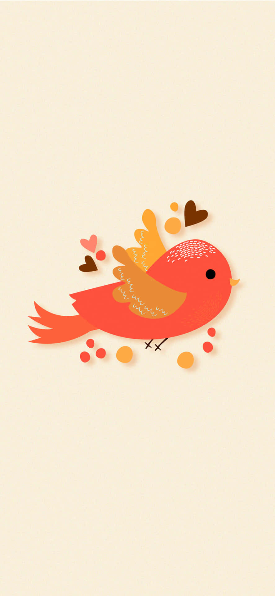 Enjoying The Fall Landscape Background