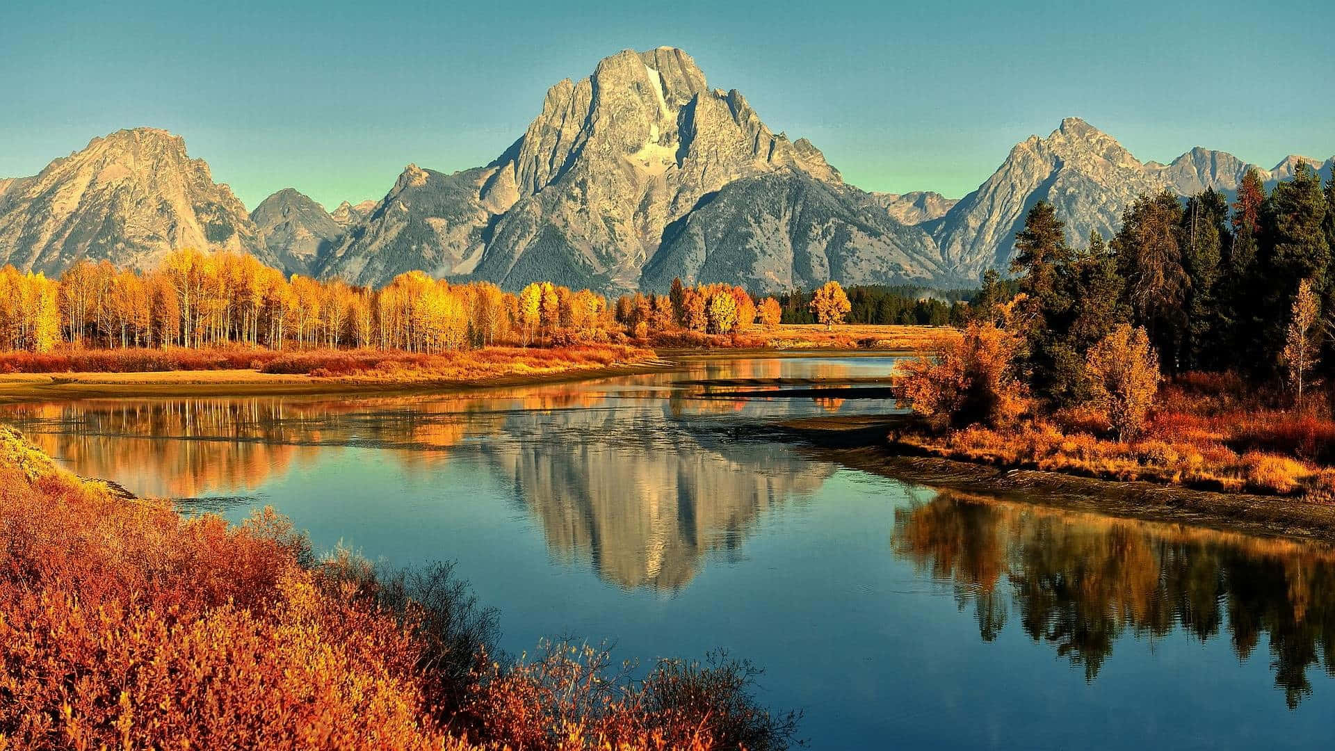 Enjoying The Majestic Views Of The Mountains Background