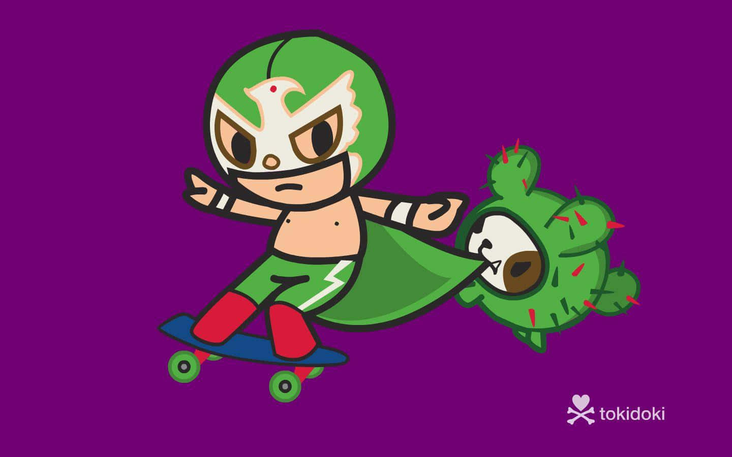 Enjoying The Vivid And Vibrant Colors Of Tokidoki. Background