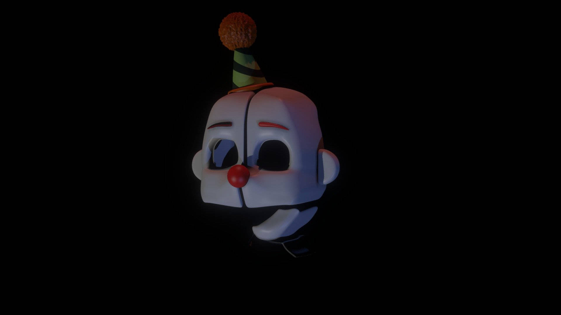Ennard Classic Clown Mask Background