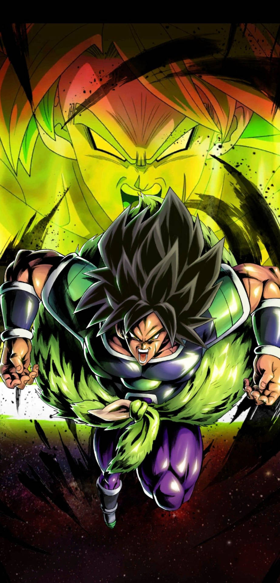 Enraged Broly Frieza Force Armor Background