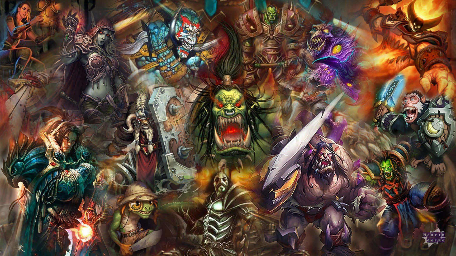Enraged Grom Hellscream Hearthstone Desktop