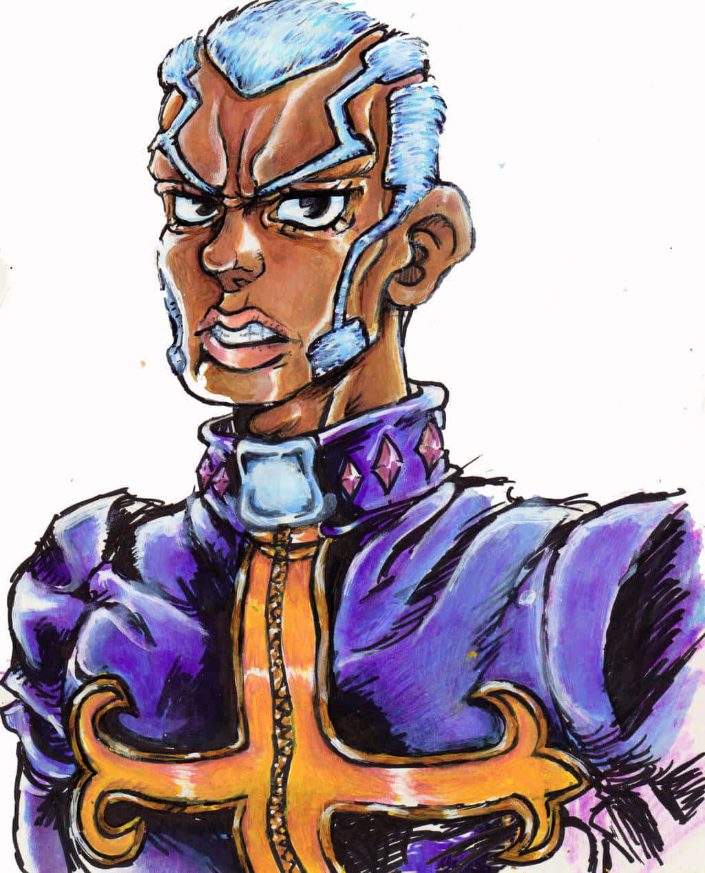 Enrico Pucci Portrait Background