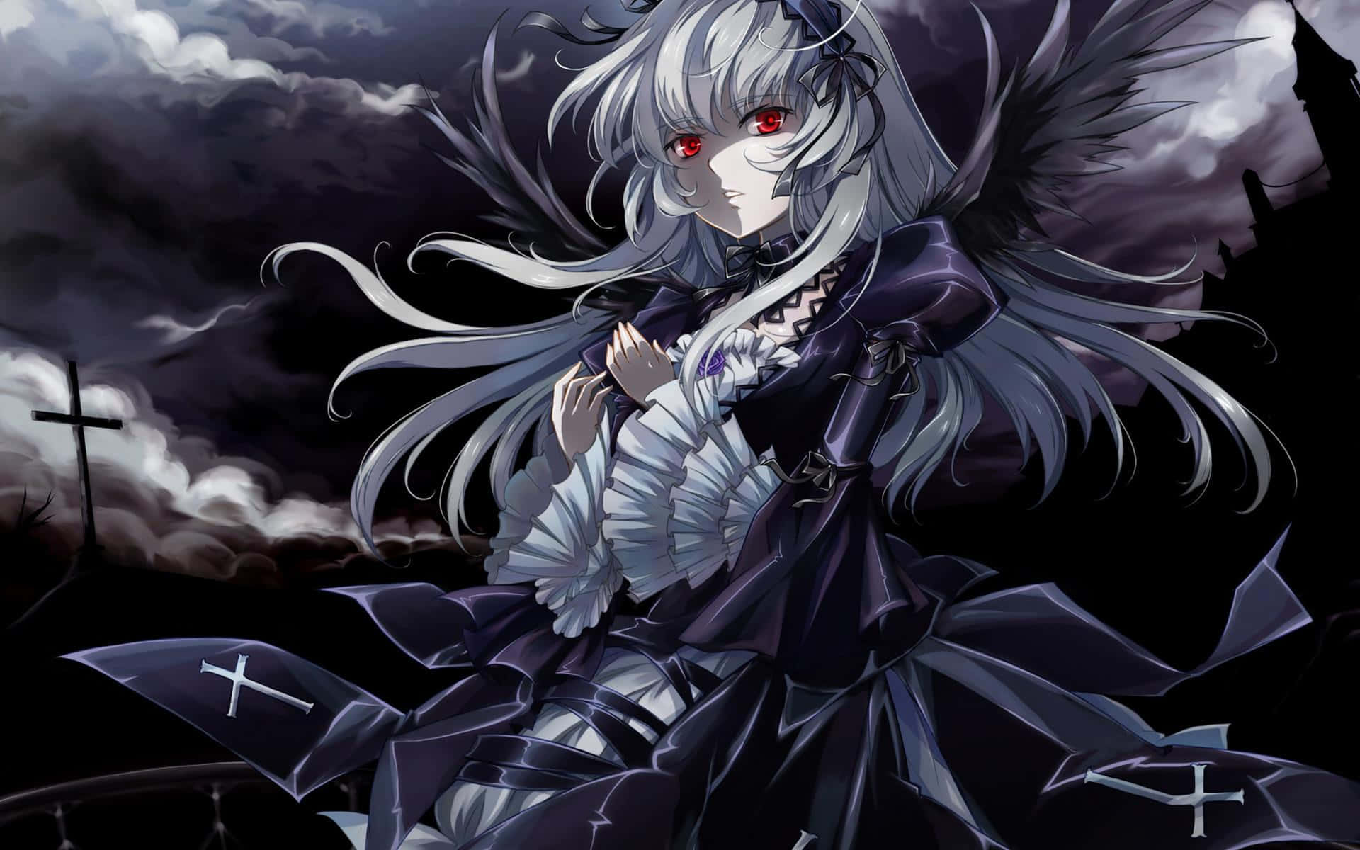 Enter A Dark And Magical New World With Gothic Anime. Background