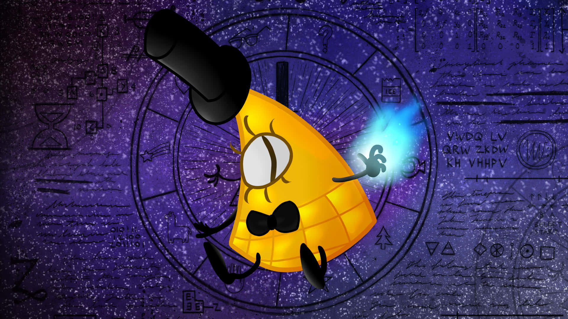 Enter A World Of Mystery With Bill Cipher And His Secrets. Background