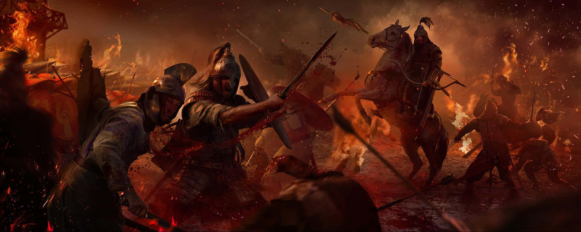 Enter A World Of Total War In Attila Background