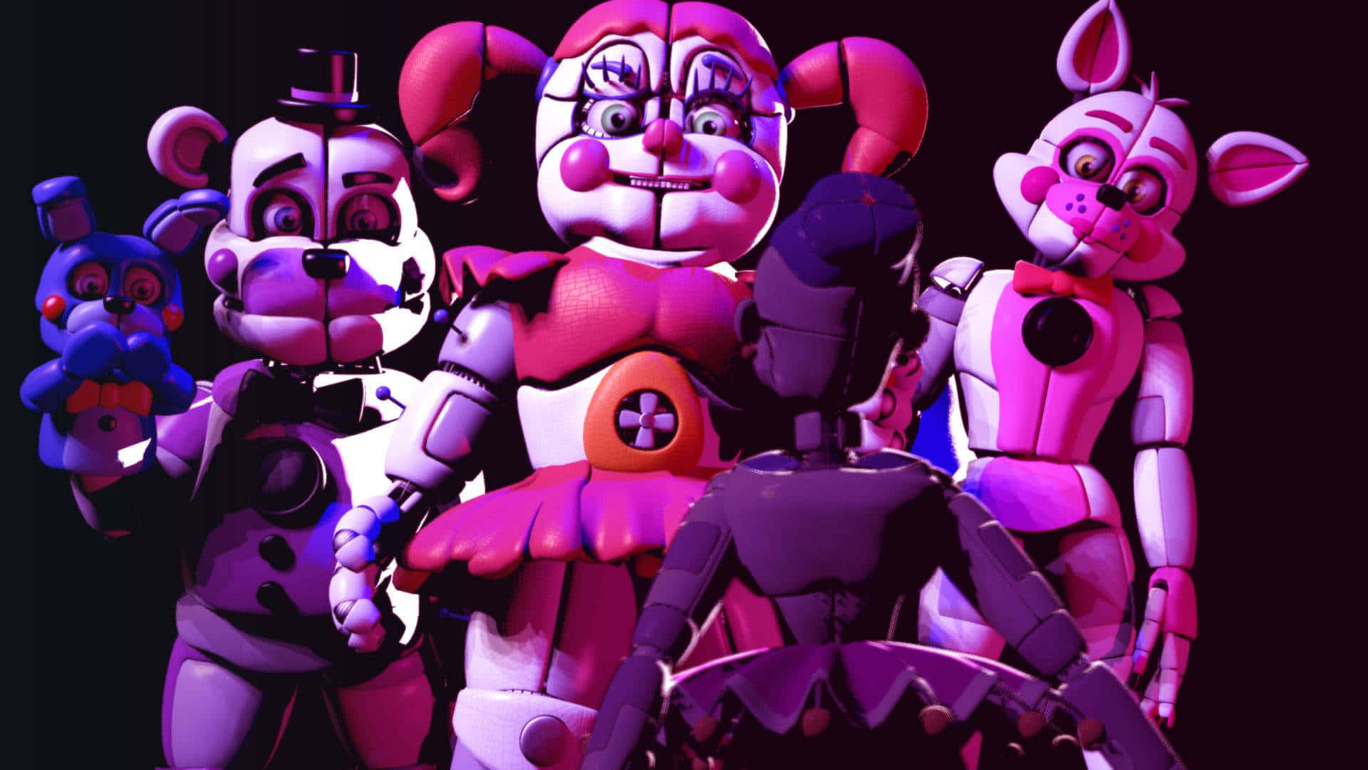 Enter Ballora's Magical World Of Dance And Music Background