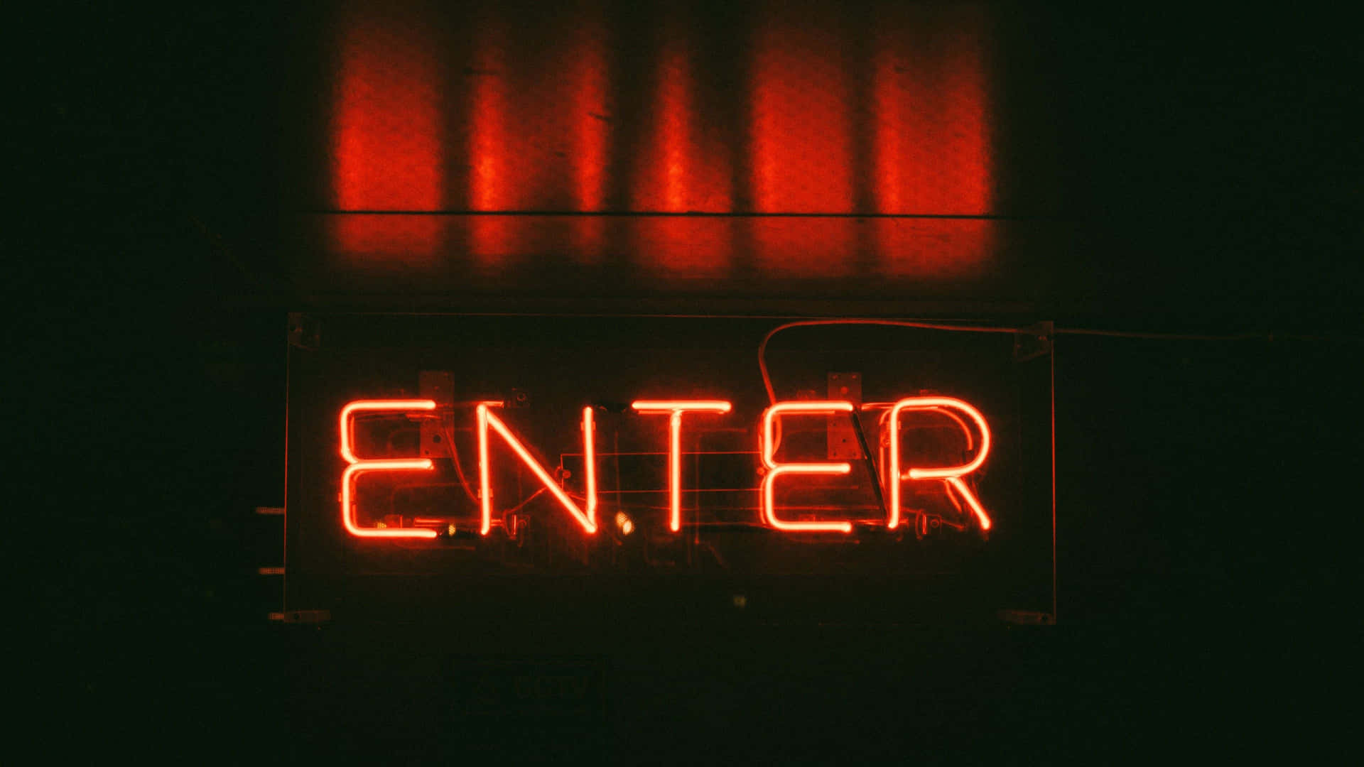Enter Neon Lights Tumblr Laptop Background