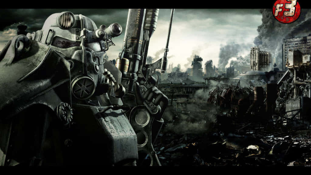 Enter The Action-packed World Of Cool Fallout Background