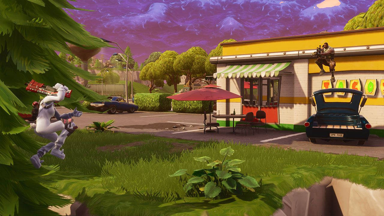 Enter The Battle Royale Arena With Cool Fortnite Background