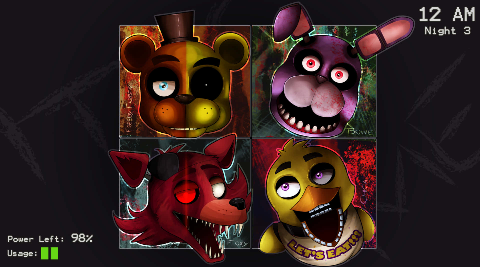 Enter The Crazy World Of Five Nights At Freddy's Background