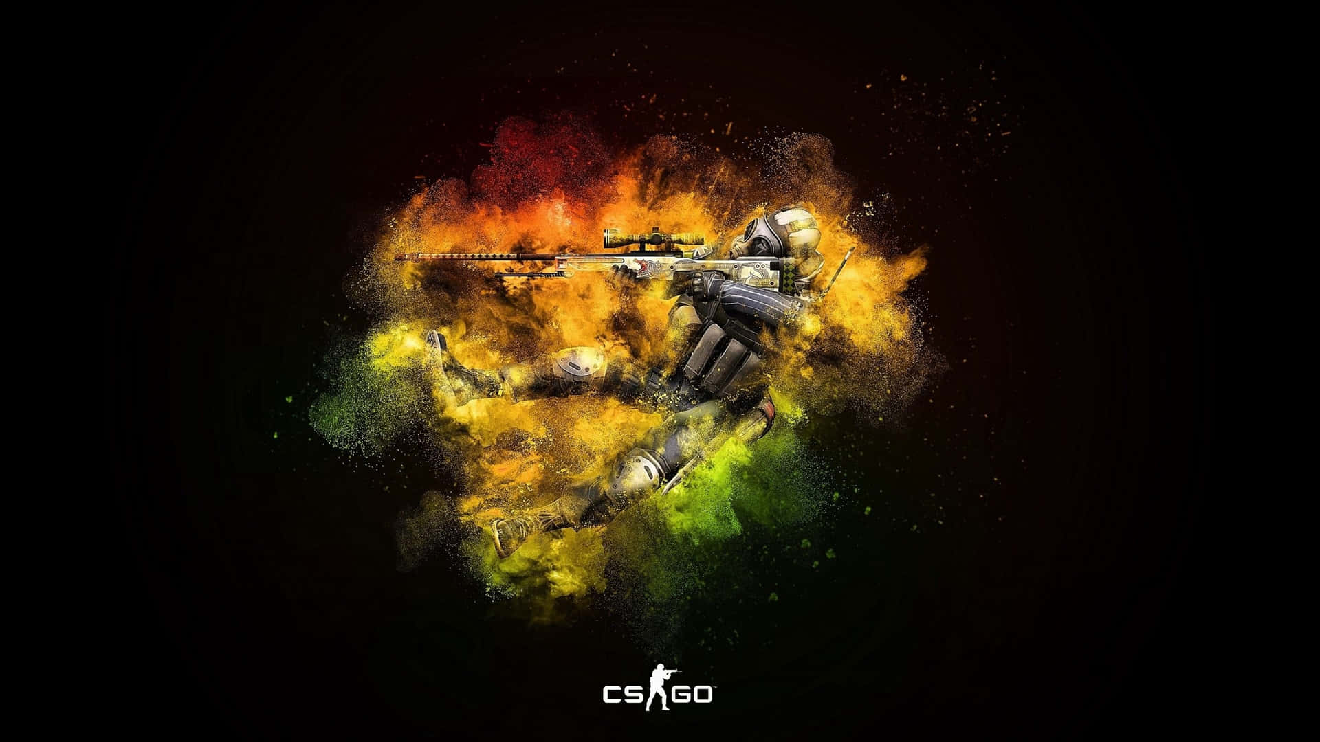 Enter The Digital Battlefield With Counter Strike Global Offensive Desktop Background