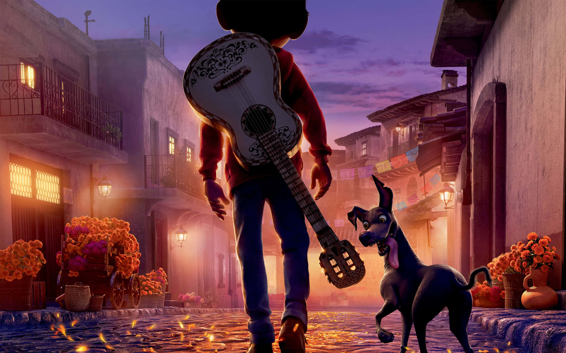 Enter The Land Of The Dead With An Unforgettable Adventure In Disney•pixar’s “coco” Background