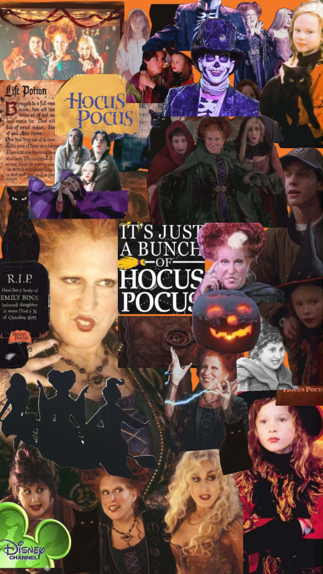 Enter The Magical World Of Hocus Pocus With This Magical Iphone! Background