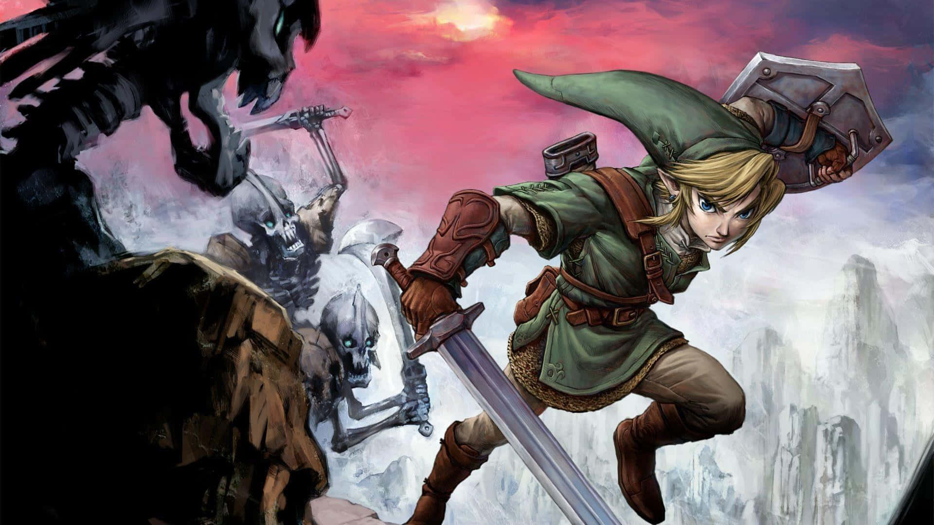 Enter The Magical World Of Zelda Twilight Princess Background