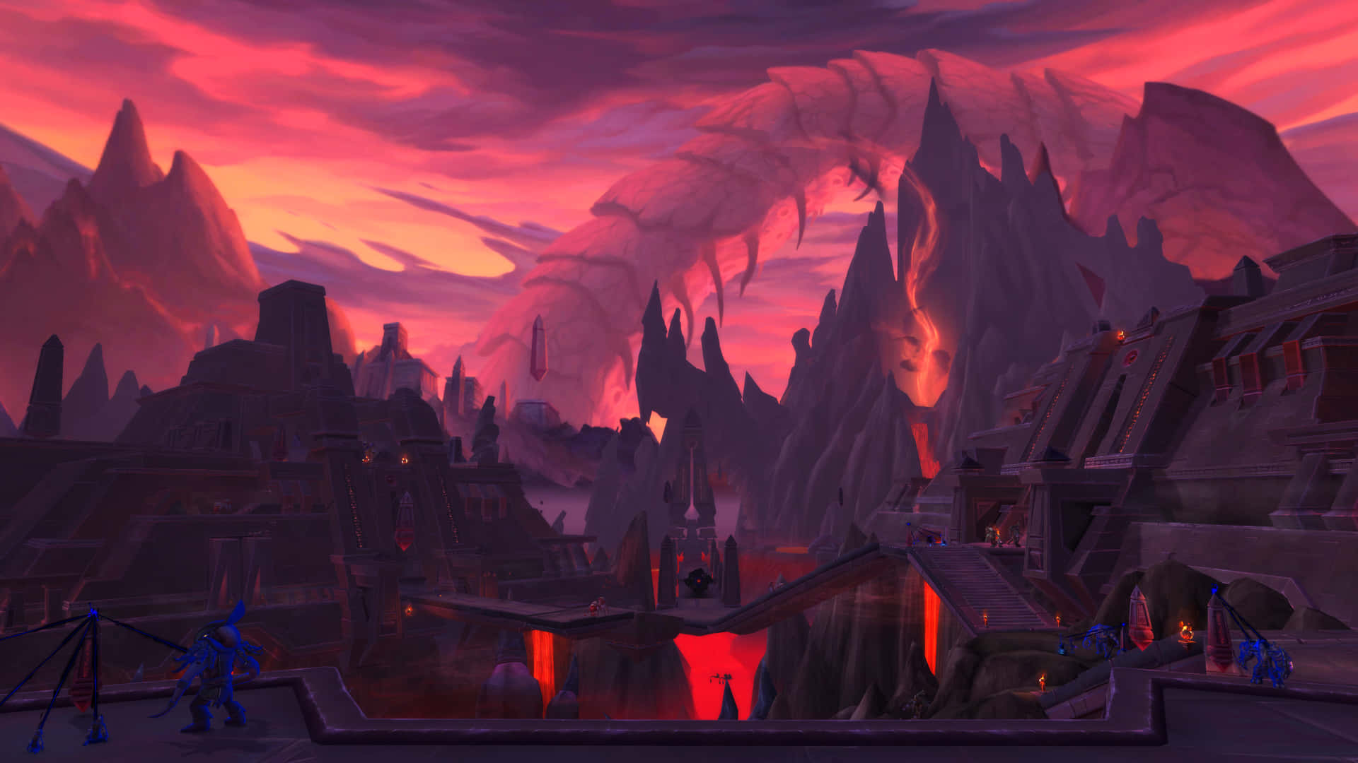 Enter The New Expansion – World Of Warcraft Shadowlands Background