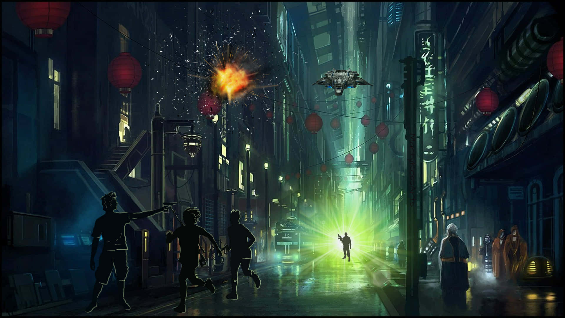 Enter The Shadows With The Latest Version Of Shadowrun Background